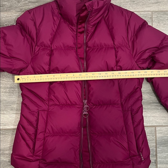 Athleta Women's Puffer Jacket - Magenta Large - Picture 5 of 6